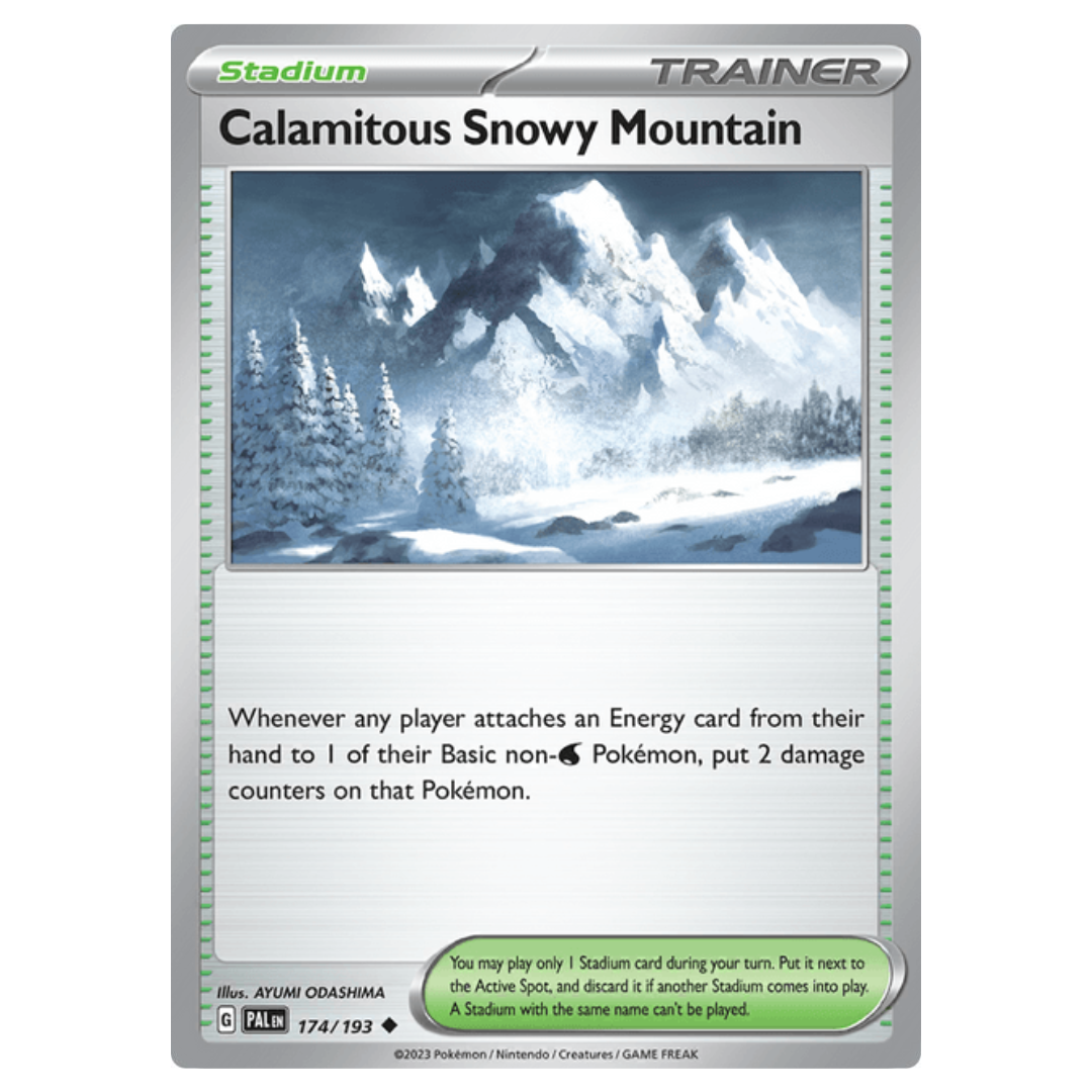 Calamitous Snowy Mountain - 174/193 - Reverse Holo