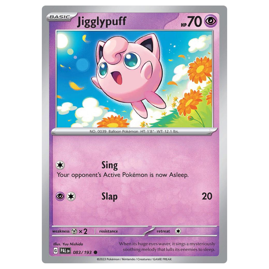 Pokémon TCG Jigglypuff - 083/193 - Paldea Evolved – POKEJOTTA, image size:1080x1080