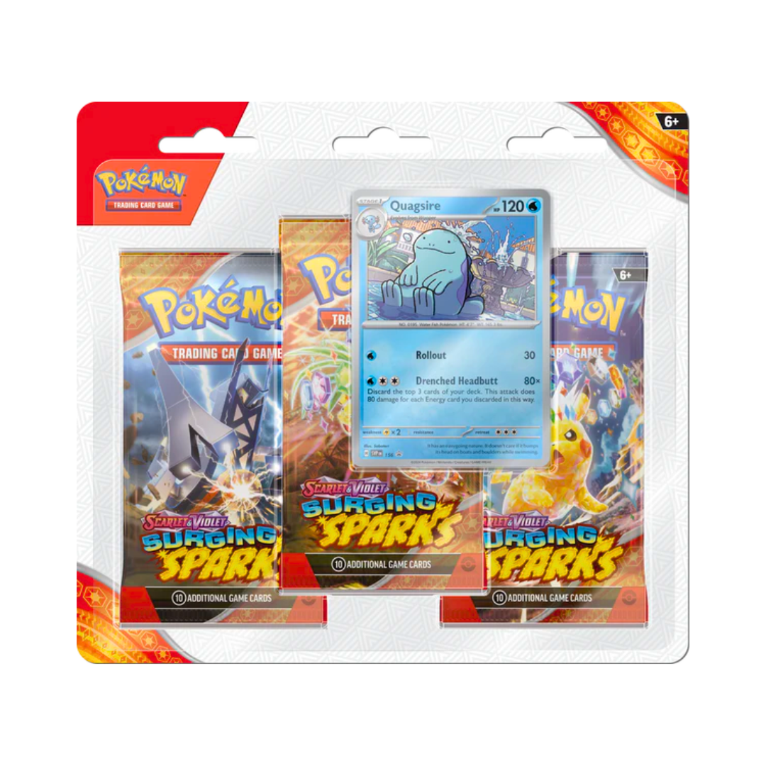 SURGING SPARKS 3-Pack Blister Quagsire