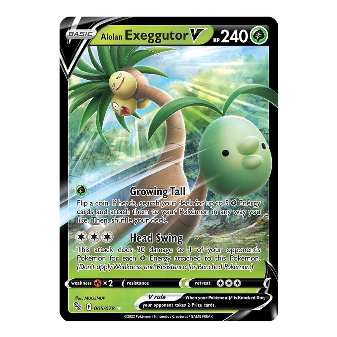 Alolan Exeggutor V - 005/078 - Cartas Pokmon Go POKEJOTTA Alolan Exeggutor V - 005/078 - Cartas Pokmon Go POKEJOTTA