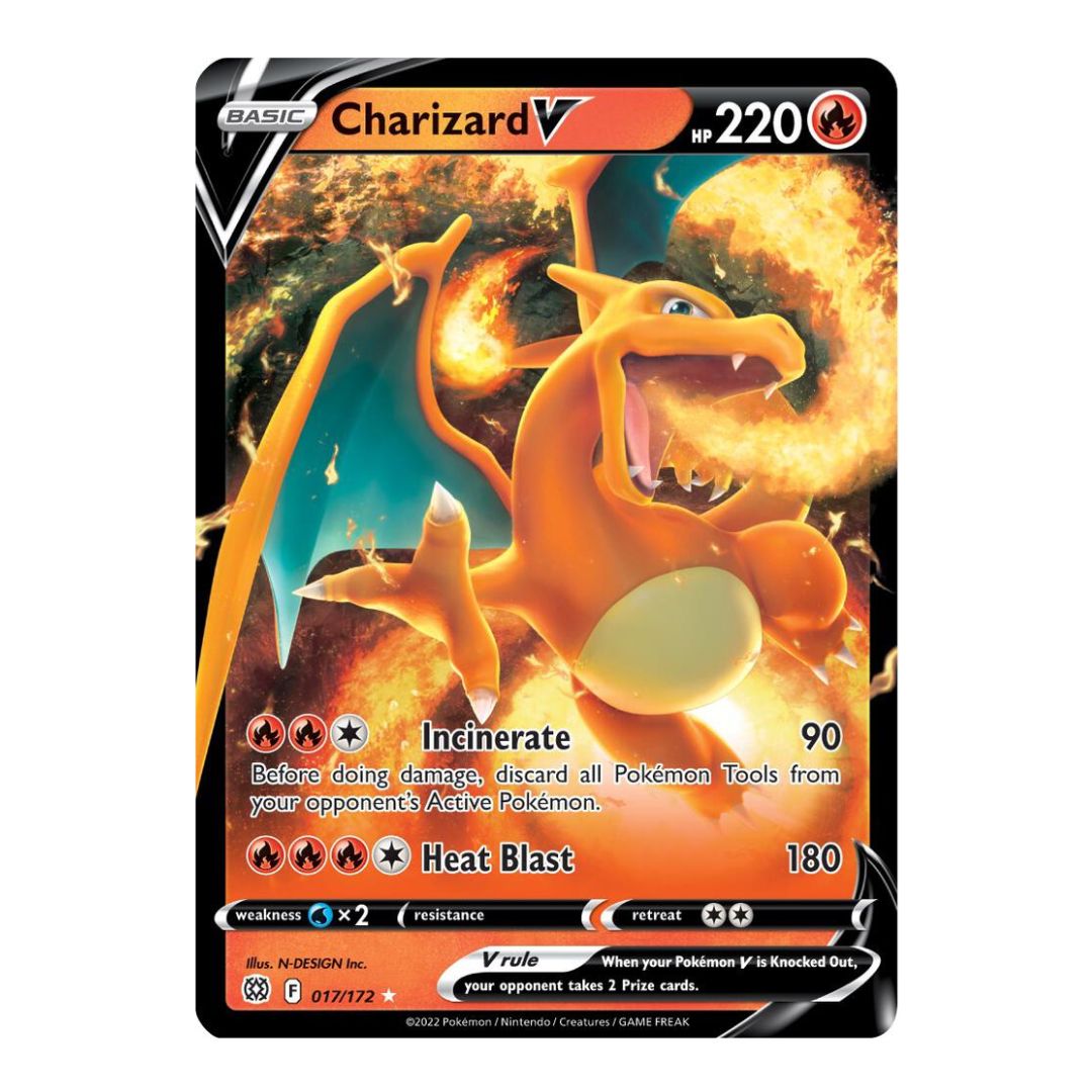 017 172 pokemon card Charizard V - 017/172