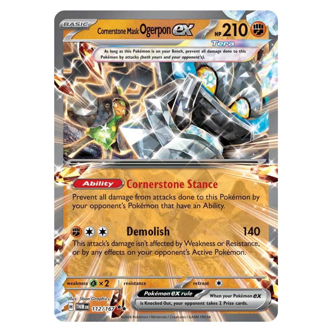 Cornerstone Mask Ogerpon ex - 112/167