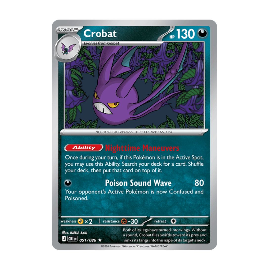 Crobat - 051/086 - Holo
