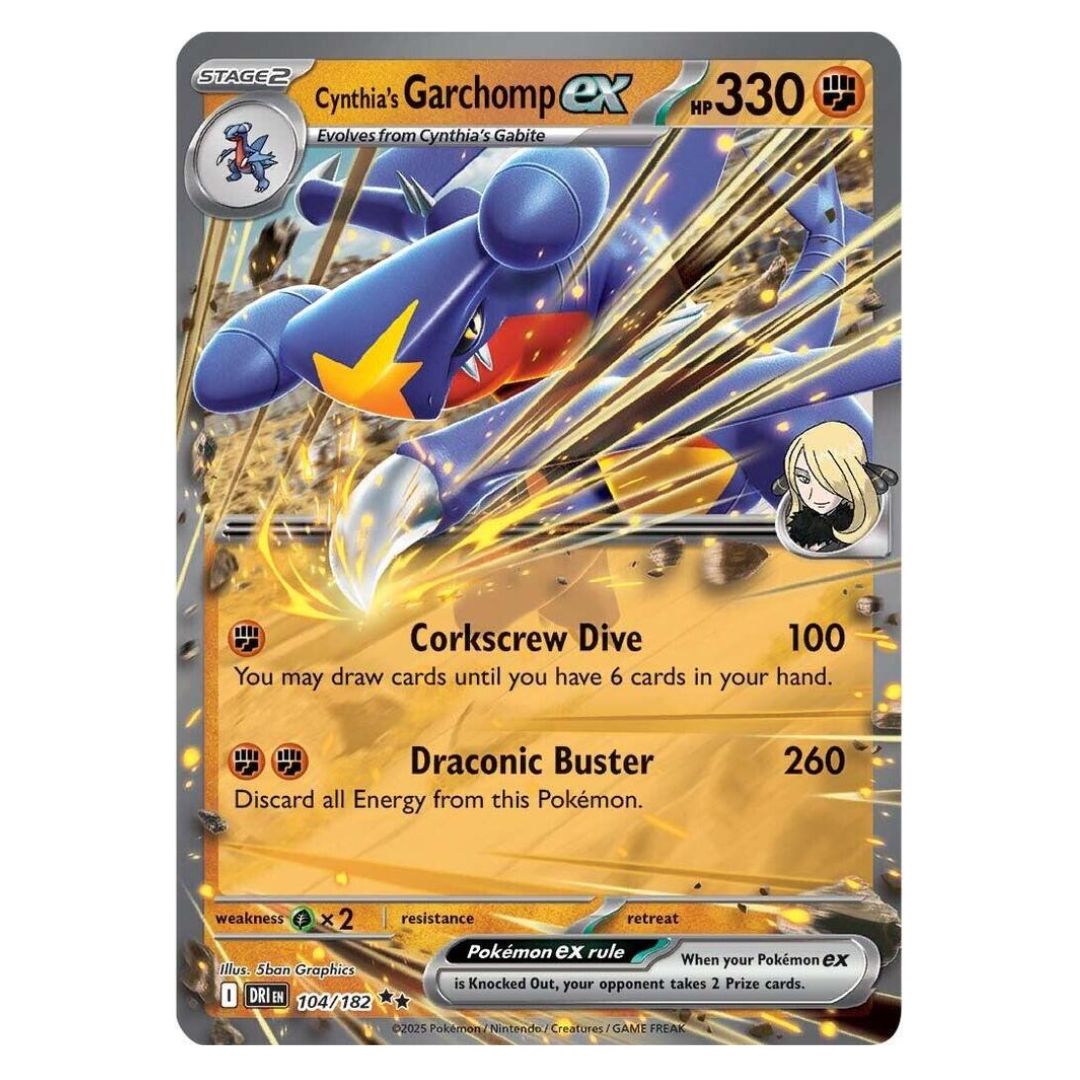 Cynthia's Garchomp ex - 104/182