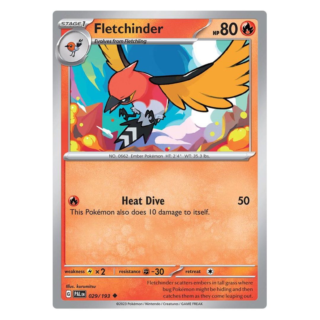 fletchinder-029-193-paldea-evolved