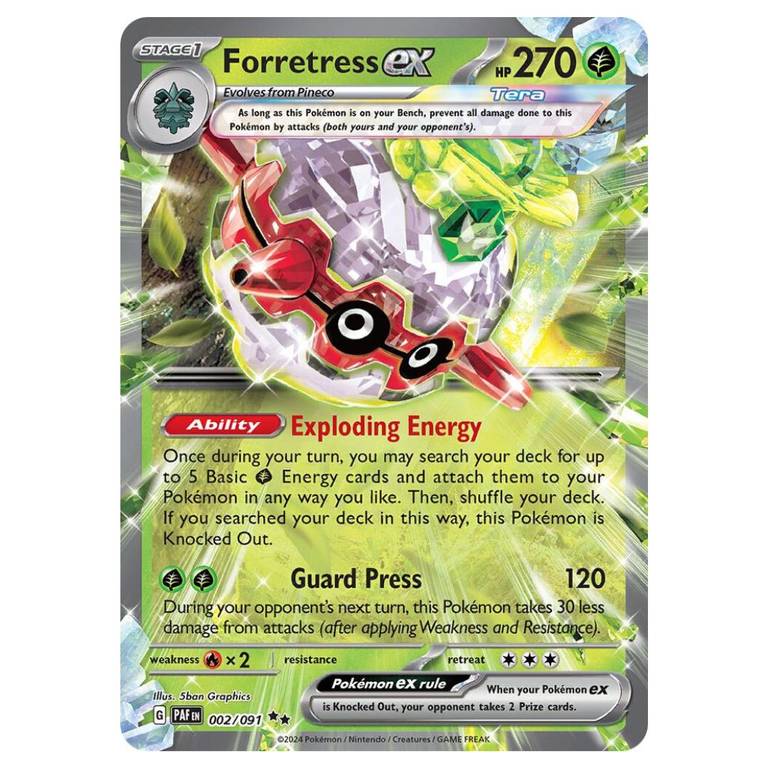 forretress-ex-002-091-paldean-fates