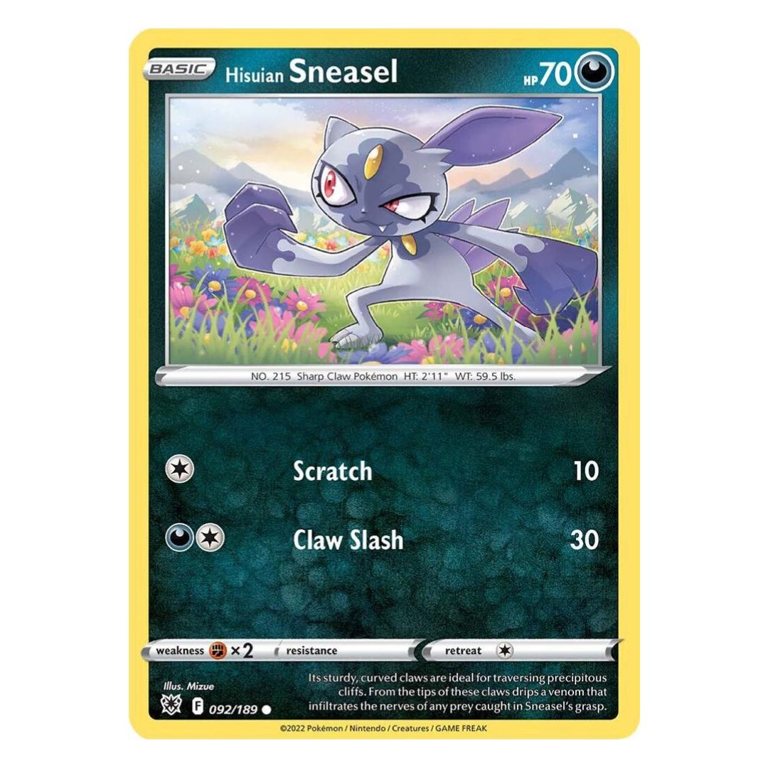 Hisuian Sneasel - 092/189 - Reverse Holo