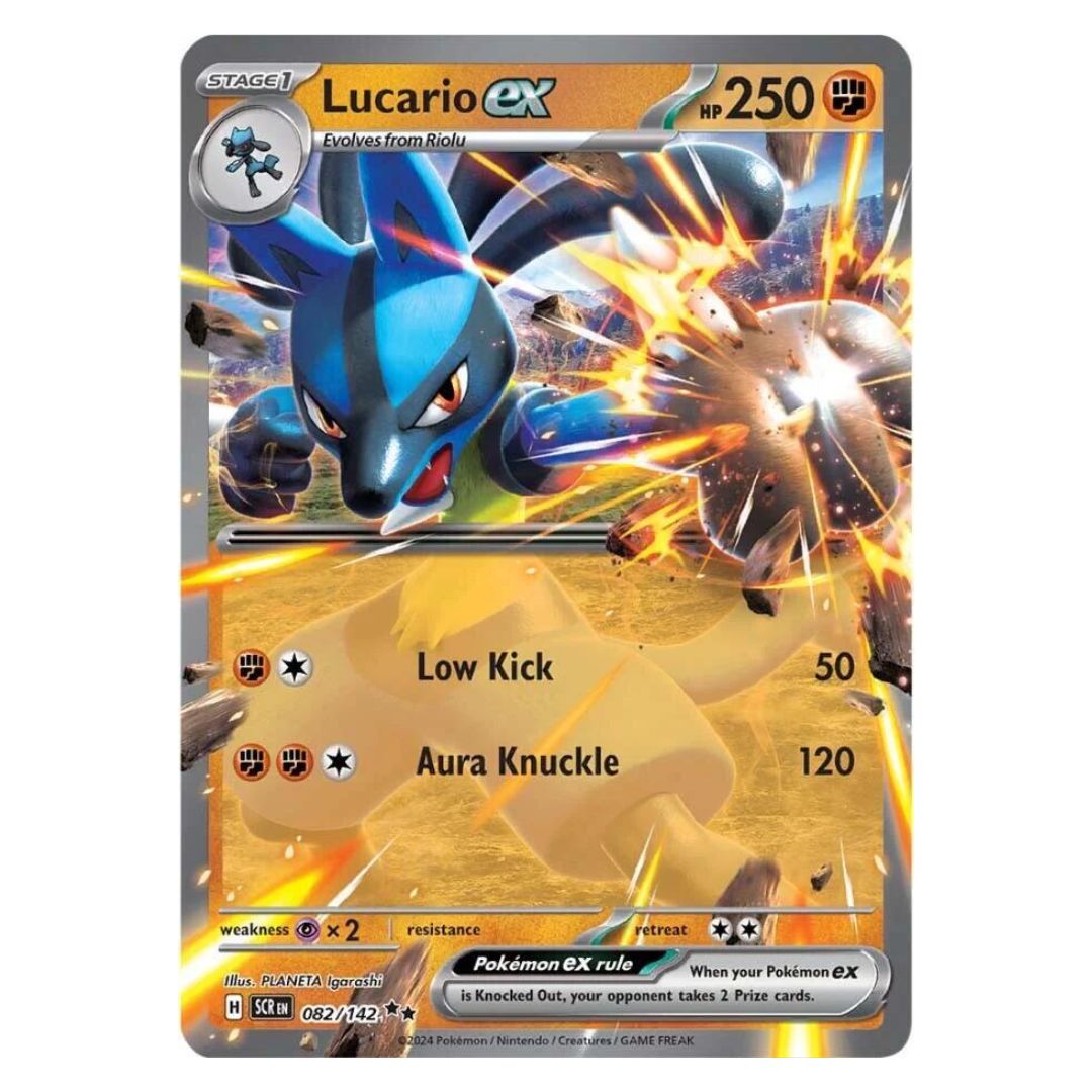 Cartas Pokémon TCG Stellar Crown - Lucario ex