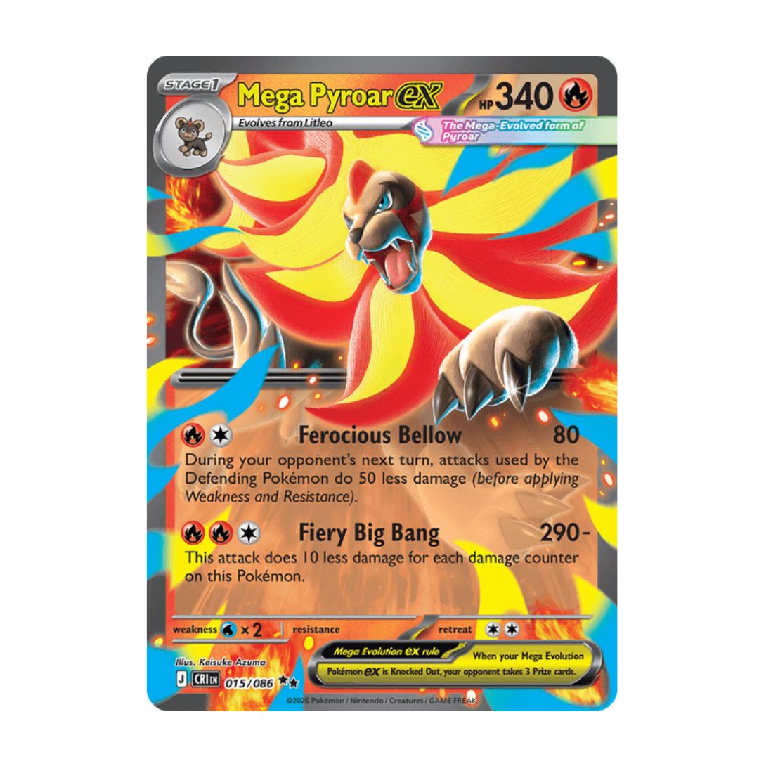 Mega Pyroar ex - 015/086