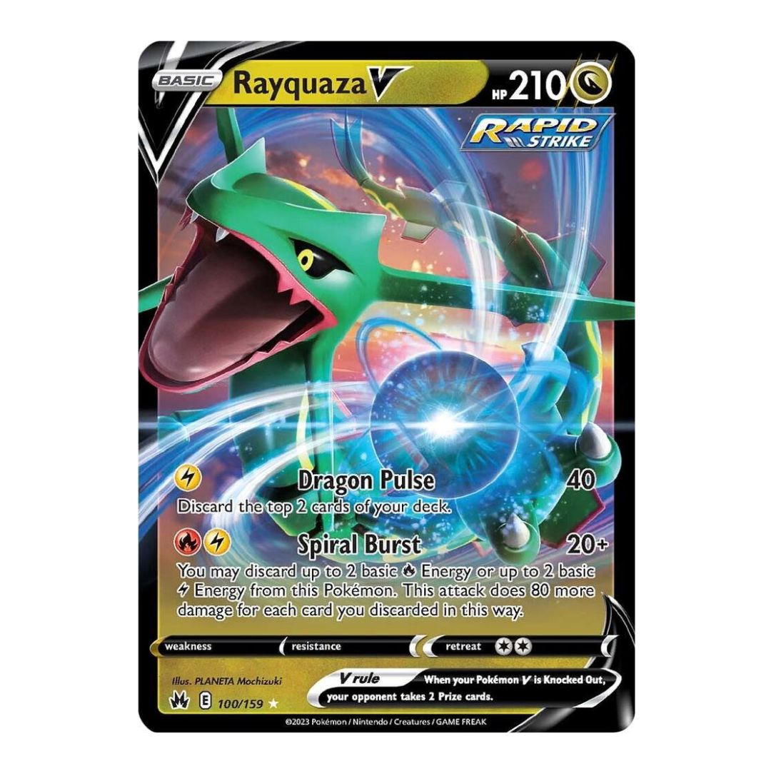 rayquaza v pokemon card price Amazon.com: Rayquaza V - 110/203 - Ultra Rare - Sword & Shield main image 1
