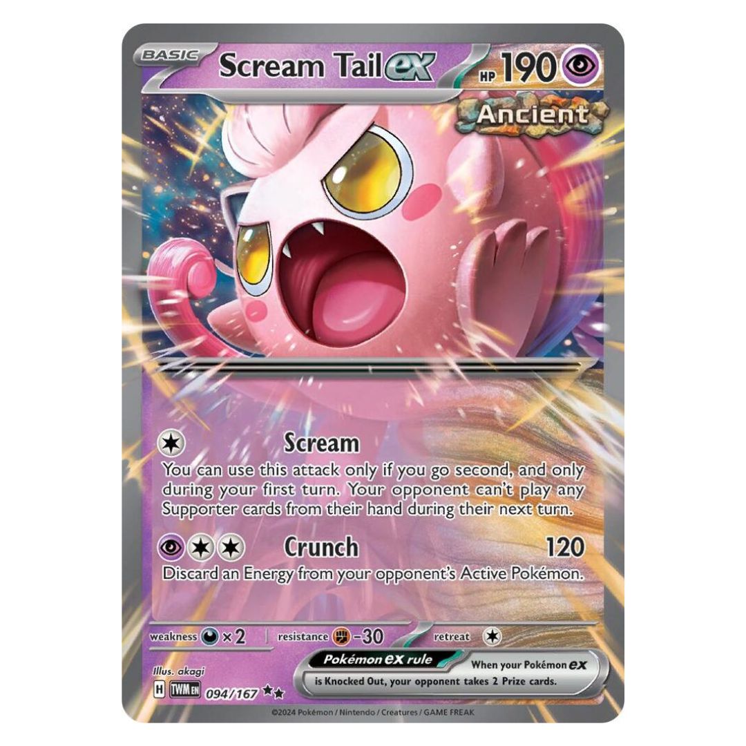 Pokémon TCG Scream Tail ex - 094/167