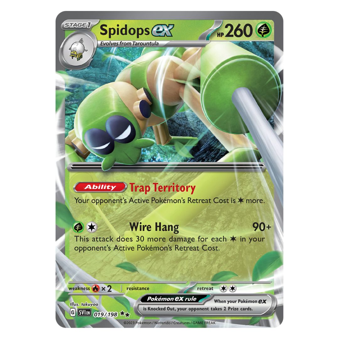 spidops pokemon card price Cartas Pokémon TCG Scarlet Violet - Spidops ex