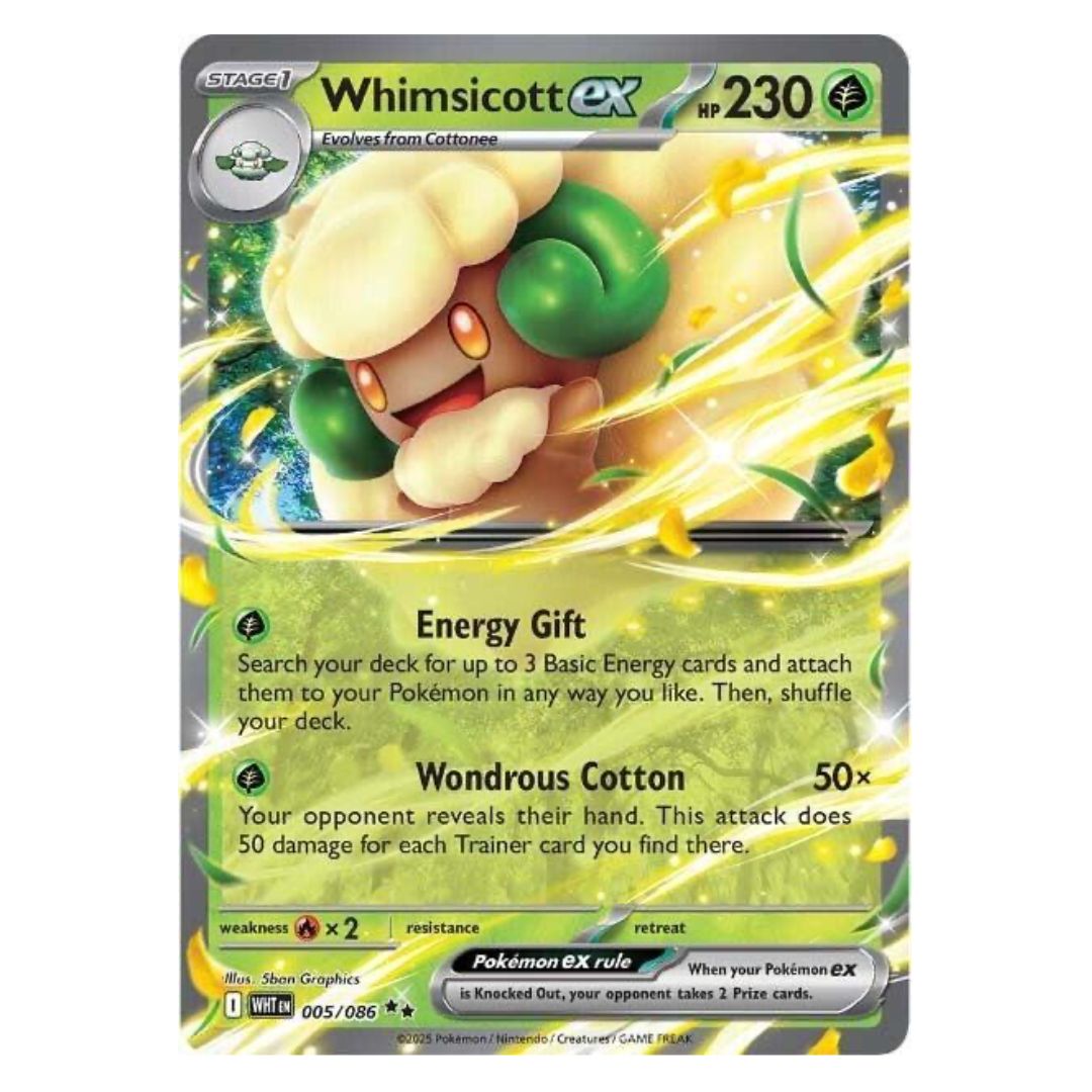 whimsicott pokemon card price Whimsicott ex - 005/086