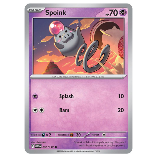 Spoink 090/197 - Reverse Holo