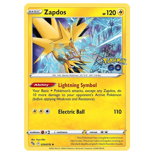 Zapdos - 029/078 -  Holo