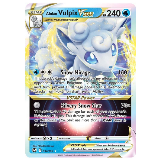 Alolan Vulpix Vstar - 034/195