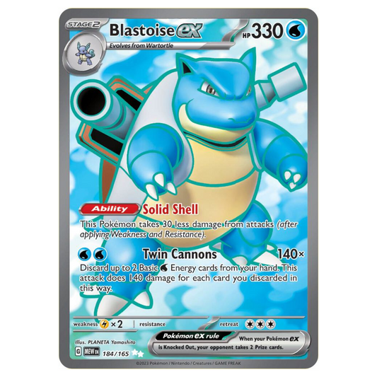 Blastoise ex - 184/165