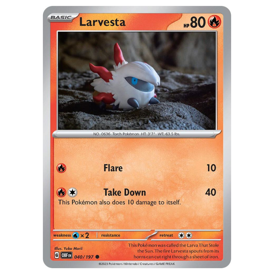 Larvesta - 040/197 - Reverse Holo