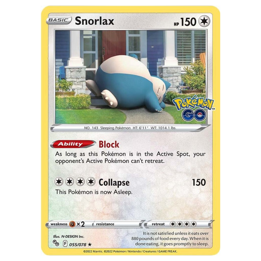 Snorlax - 055/078 Gift Tin Holo