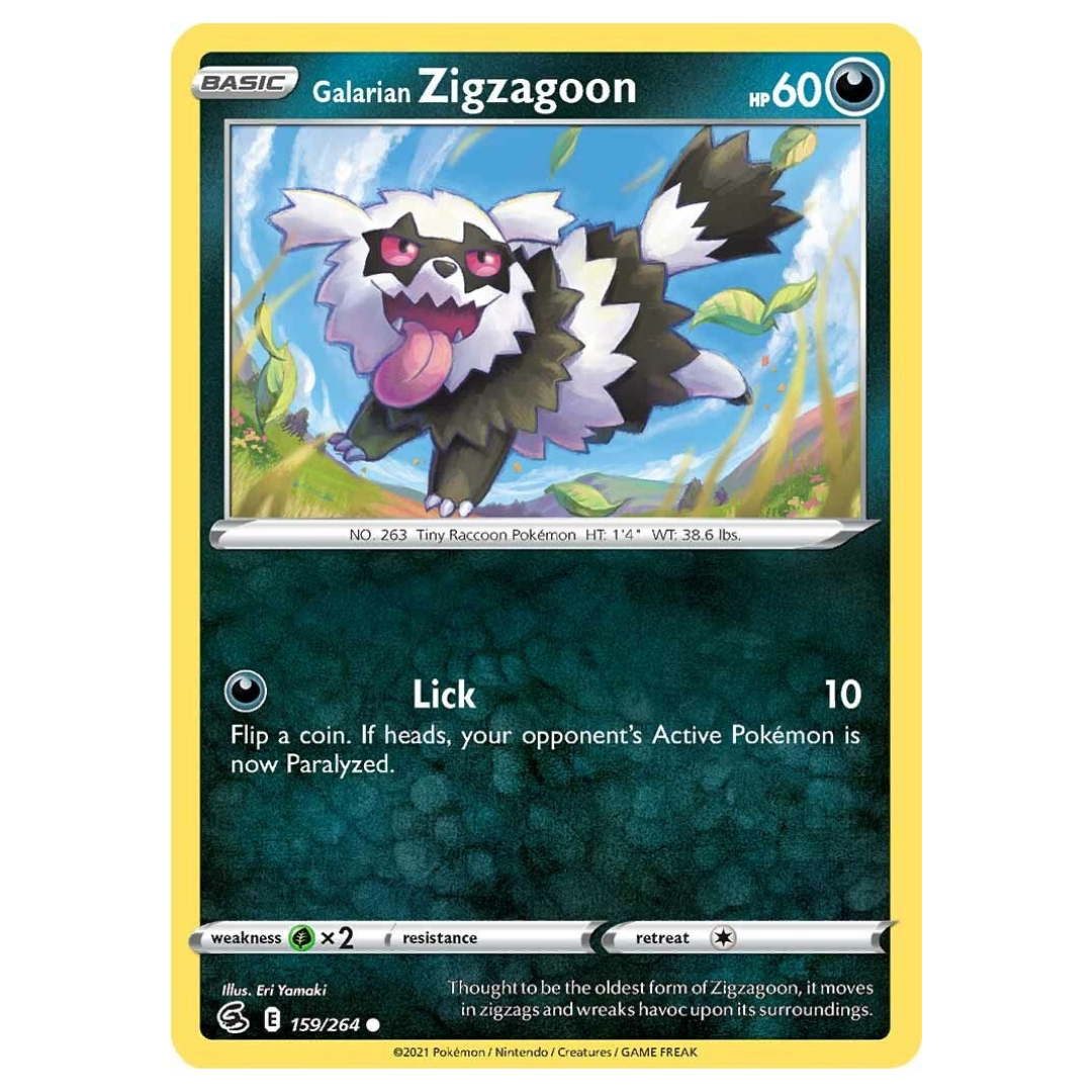 Galarian Zigzagoon - 159/264 - Reverse Holo