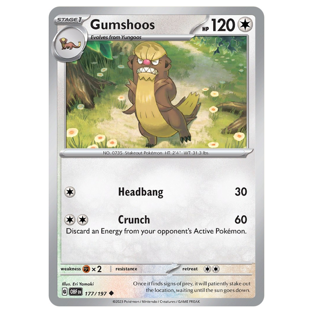 Gumshoos - 177/197 - Reverse Holo