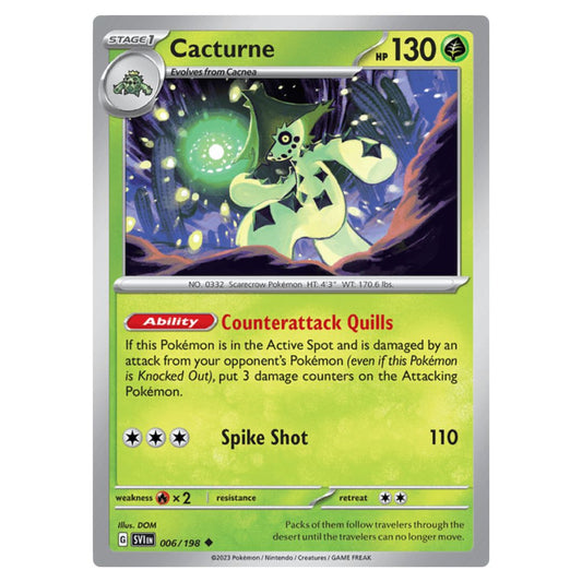 Cacturne - 006/198 - Reverse Holo