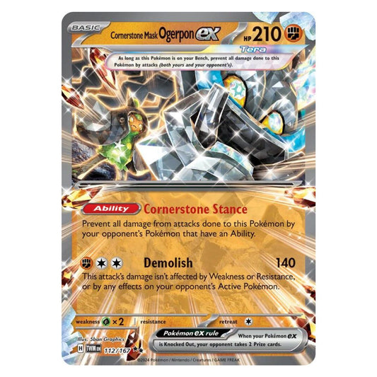 Cornerstone Mask Ogerpon ex - 112/167
