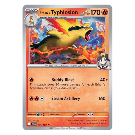 Ethan's Typhlosion - 034/182