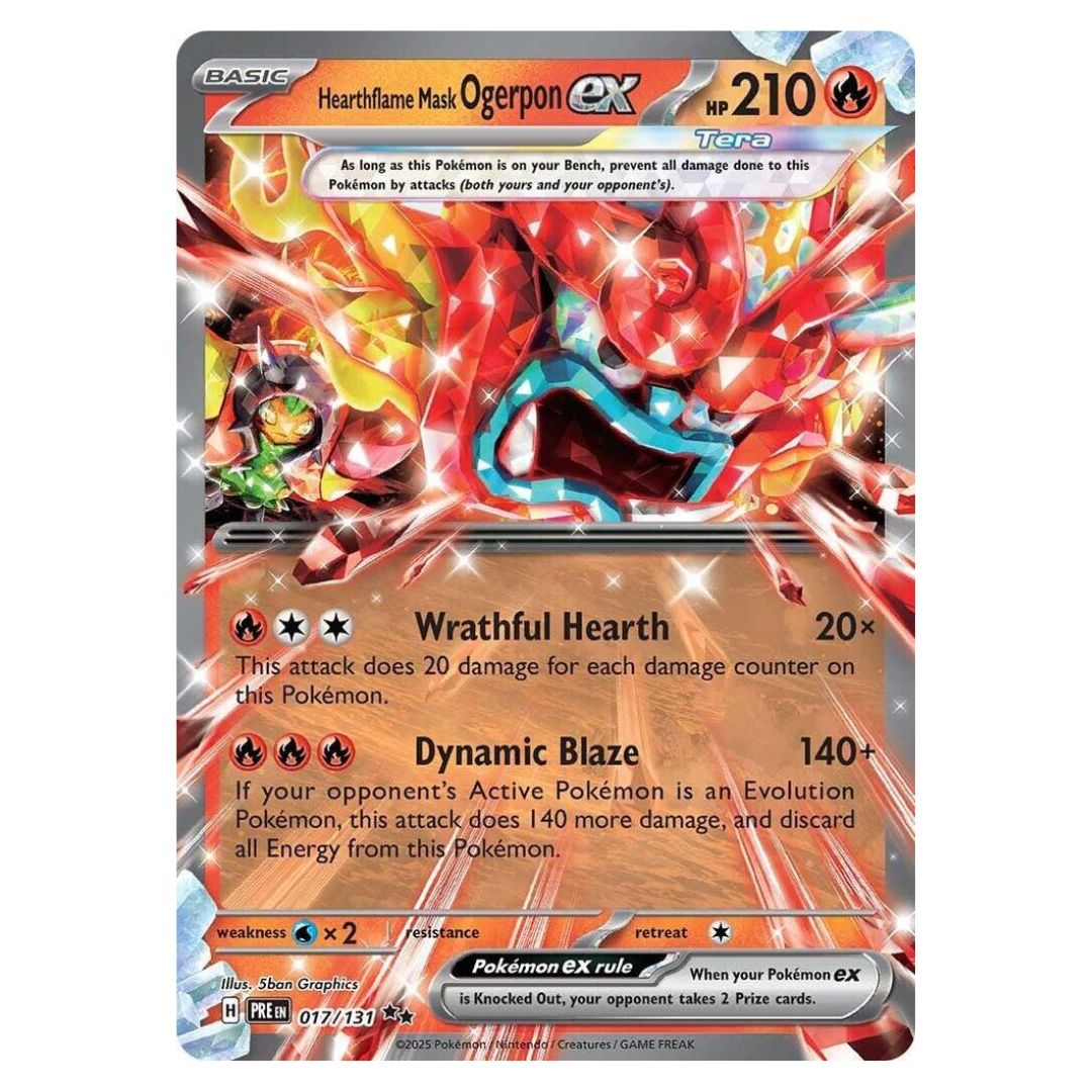 Hearthflame Mask Ogerpon ex - 017/131