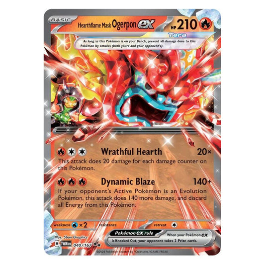 Hearthflame Mask Ogerpon ex - 040/167