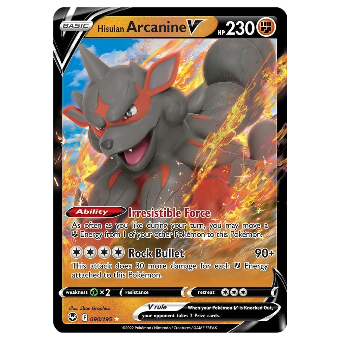 Hisuian Arcanine V - 090/195