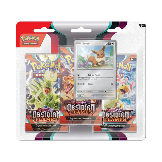 Obsidian Flames 3-Pack Blister Eevee