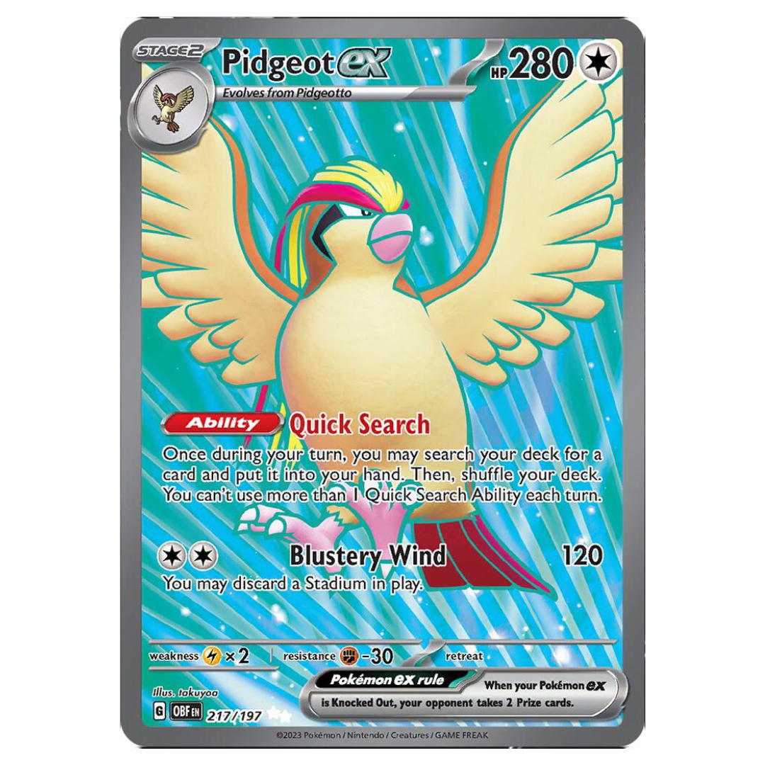 Pidgeot ex - 217/197