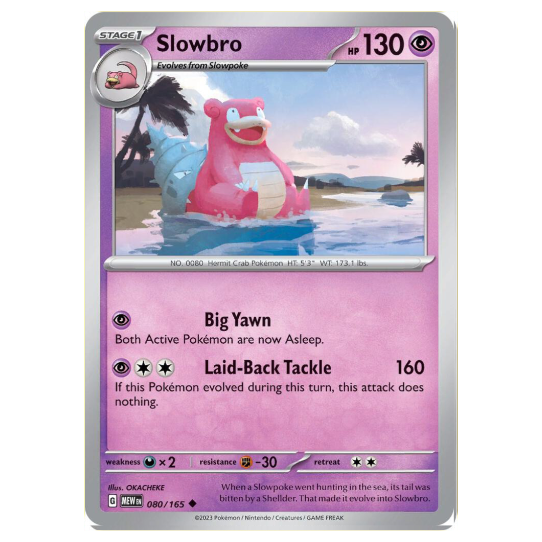 Slowbro - 080/165 - Reverse Holo