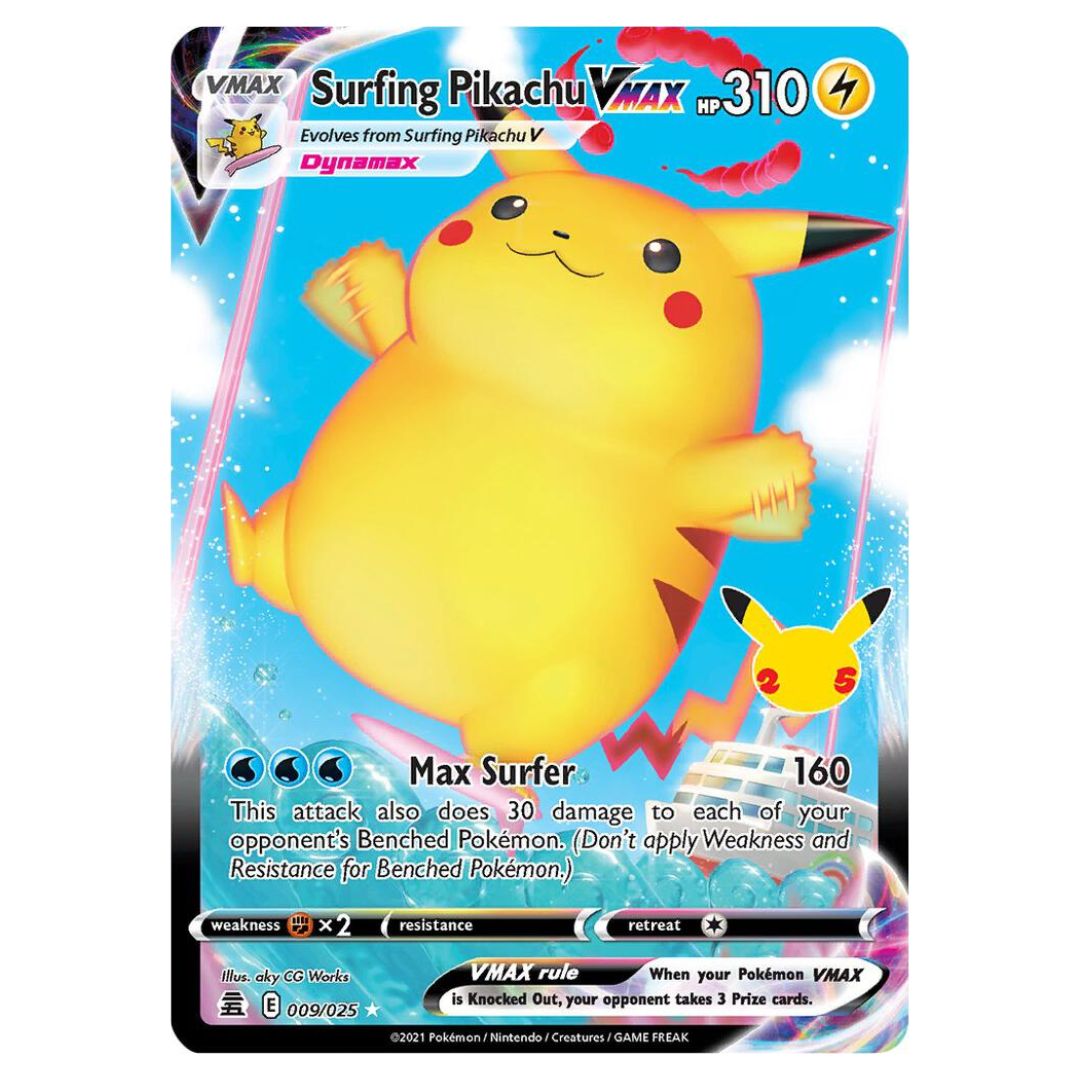 Surfing Pikachu VMAX - 009/025