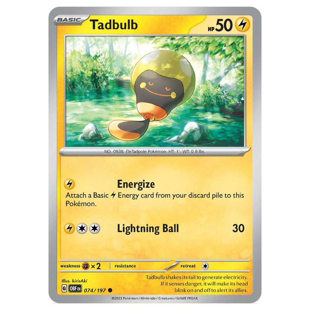 Tadbulb - 074/197 - Reverse Holo