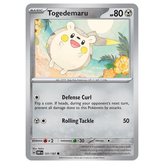 Togedemaru - 151/197 - Reverse Holo