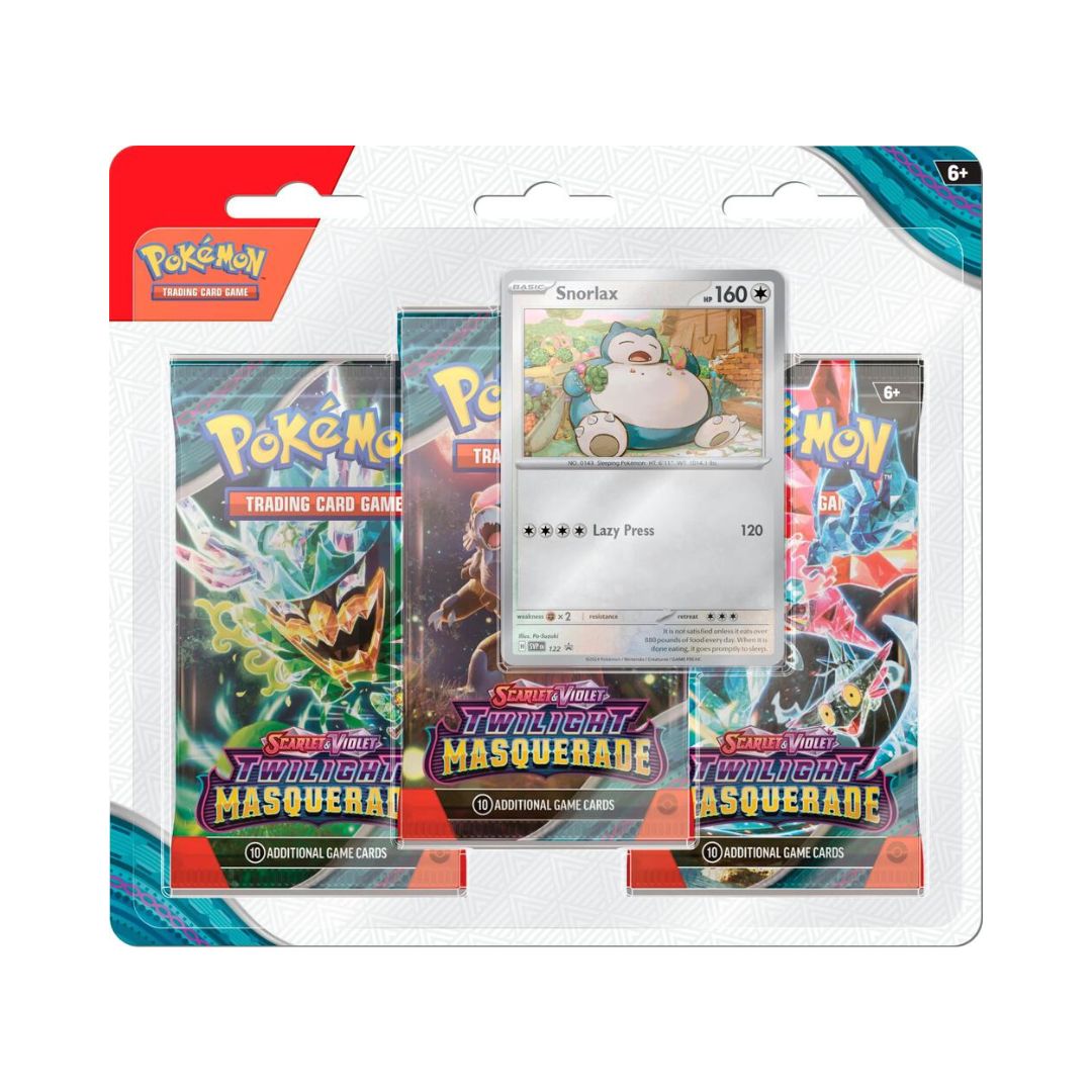 Twilight Masquerade 3-Pack Blister - Snorlax