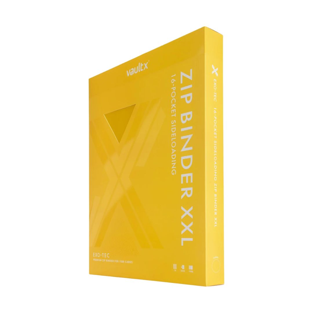 Binder Vault X 16-Pocket XXL Zip Amarelo - 1088 Cartas