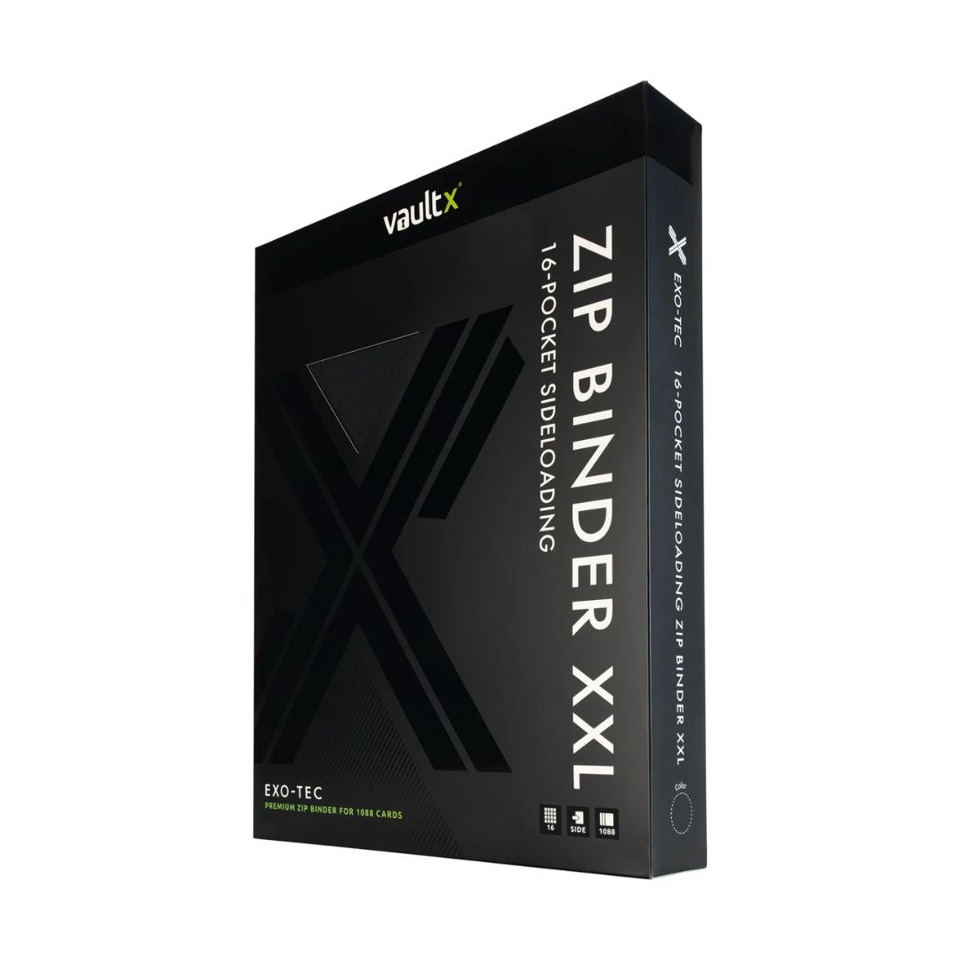 Binder Vault X 16-Pocket XXL Zip Preto - 1088 Cartas
