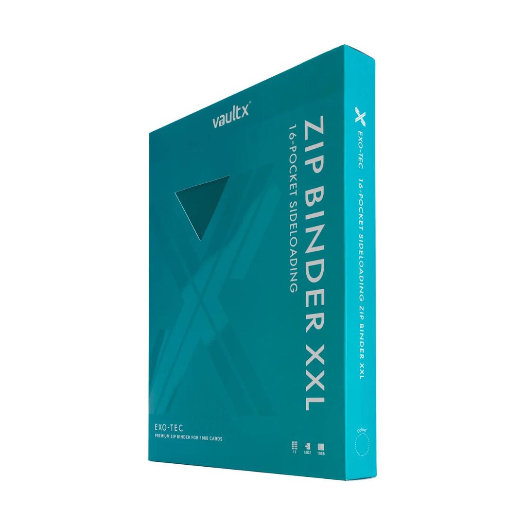 Binder Vault X 16-Pocket XXL Zip Azul Claro - 1088 Cartas